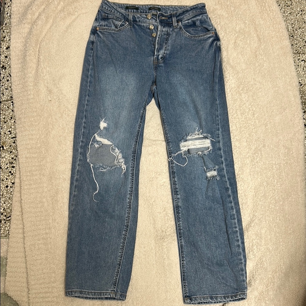 Blue Distressed Jeans